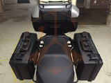 Pelican Panniers / Side Cases (Symmetrical) for Motorcycles with Hepco & Becker Rack