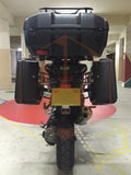 Pelican Panniers / Side Cases (Symmetrical) for Motorcycles with Hepco & Becker Rack