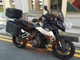 Pelican Panniers / Side Cases (Symmetrical) for Motorcycles with Hepco & Becker Rack
