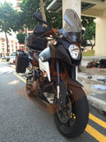 Pelican Panniers / Side Cases (Symmetrical) for Motorcycles with Hepco & Becker Rack