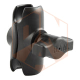 RAM Twist Lock Suction Cup Mount with Double Socket Arm & Quick-Grip™ Spring Loaded Phone Holder