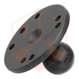 RAM 2.5" Round Ball Base with the AMPs Hole Pattern & 1" Ball