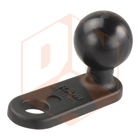 RAM 2.25" x 0.87" Motorcycle Base with 11mm Hole and 1" Ball