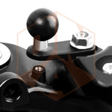 RAM 2.25" x 0.87" Motorcycle Base with 11mm Hole and 1" Ball