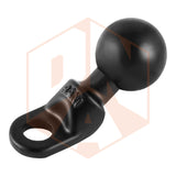 RAM Motorcycle Base with 9mm Hole and 1" Ball