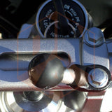 RAM Motorcycle Base with 9mm Hole and 1" Ball