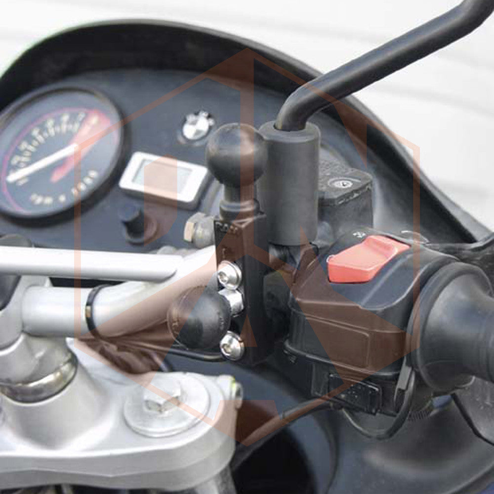 RAM Motorcycle Brake/Clutch Reservoir Base with (2 Quantity)