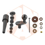 RAM Fork Stem Mount with Double Socket Arm & Universal X-Grip® Cell/iPhone Cradle