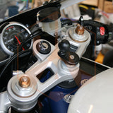 RAM Fork Stem Mount with Double Socket Arm & Universal X-Grip® Cell/iPhone Cradle