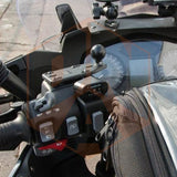 RAM Motorcycle Brake/Clutch Reservoir Cover Base with 1" Ball Offset