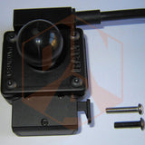 RAM 2" x 1.7" Base with 1" Ball that Contains the Universal AMPs Hole Pattern