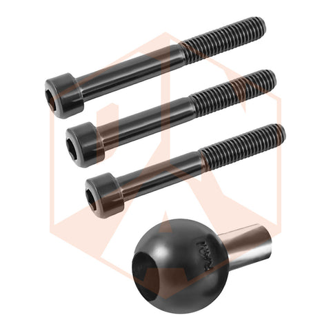 RAM Motorcycle Handlebar Clamp Base with M8 Screws