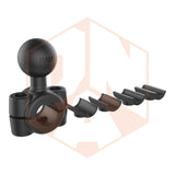 RAM® Torque™ 3/8" - 5/8" Diameter Mini Rail Base with 1" Ball