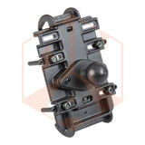 RAM Twist Lock Suction Cup Mount with Double Socket Arm & Quick-Grip™ Spring Loaded Phone Holder