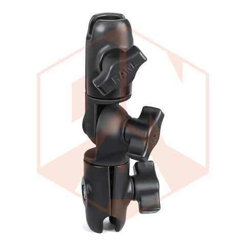 RAM Double Socket Swivel Arm for 1" Balls (Overall Length: 6.25")
