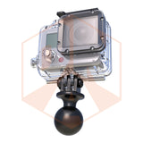 RAM Small Tough-Claw™ with Double Socket Arm & Custom Camera Adapter