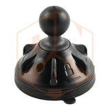 RAM Twist Lock Suction Cup Mount with Double Socket Arm & Quick-Grip™ Spring Loaded Phone Holder