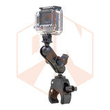 RAM Small Tough-Claw™ with Double Socket Arm & Custom Camera Adapter