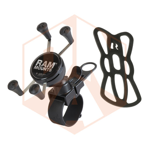 RAM EZ-Strap™ Rail Mount with Universal X-Grip® Cell Phone Cradle