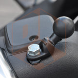 RAM Motorcycle Base with 9mm Hole and 1" Ball