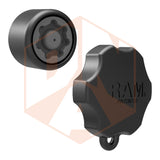 RAM Mixed Combination Pin-Lock™ Security Knob and Key Knob for 1" Diameter B Size Arms